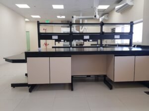 Perfume laboratory island bench